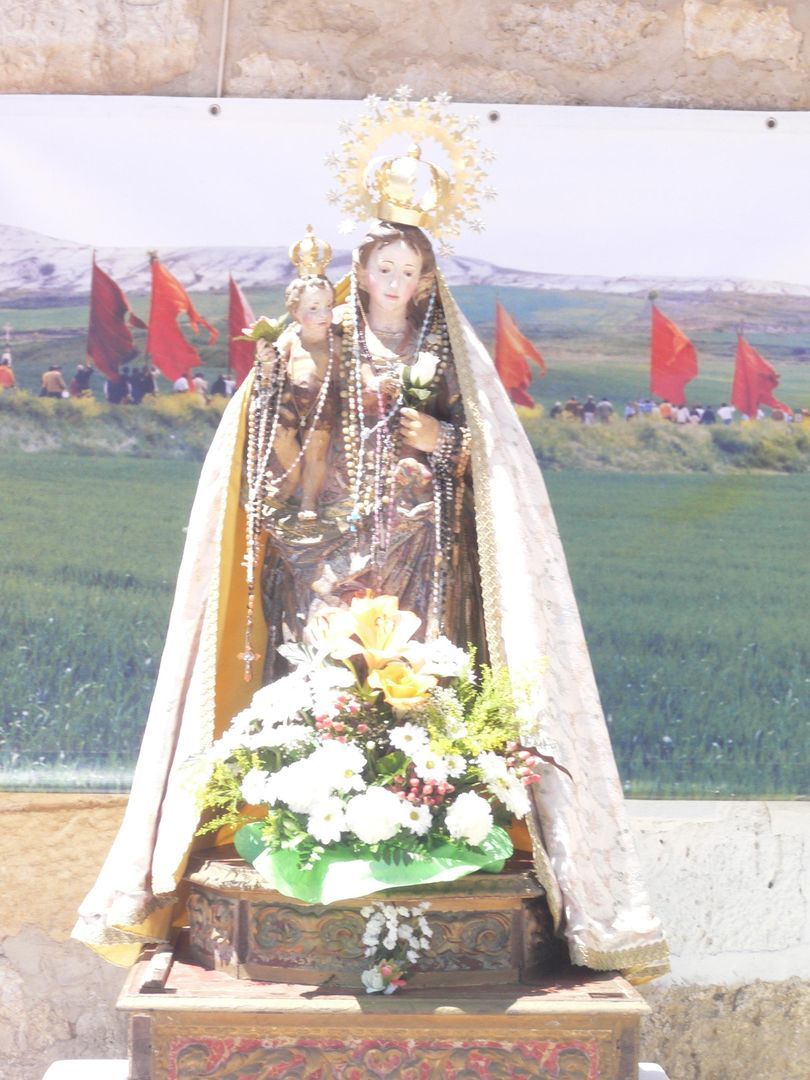 Fotografía de la Virgen de la Cuadra